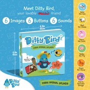 Ditty Bird Farm Animal | Baby Sound Book Farm USB-C by Ditty Bird, alternate view