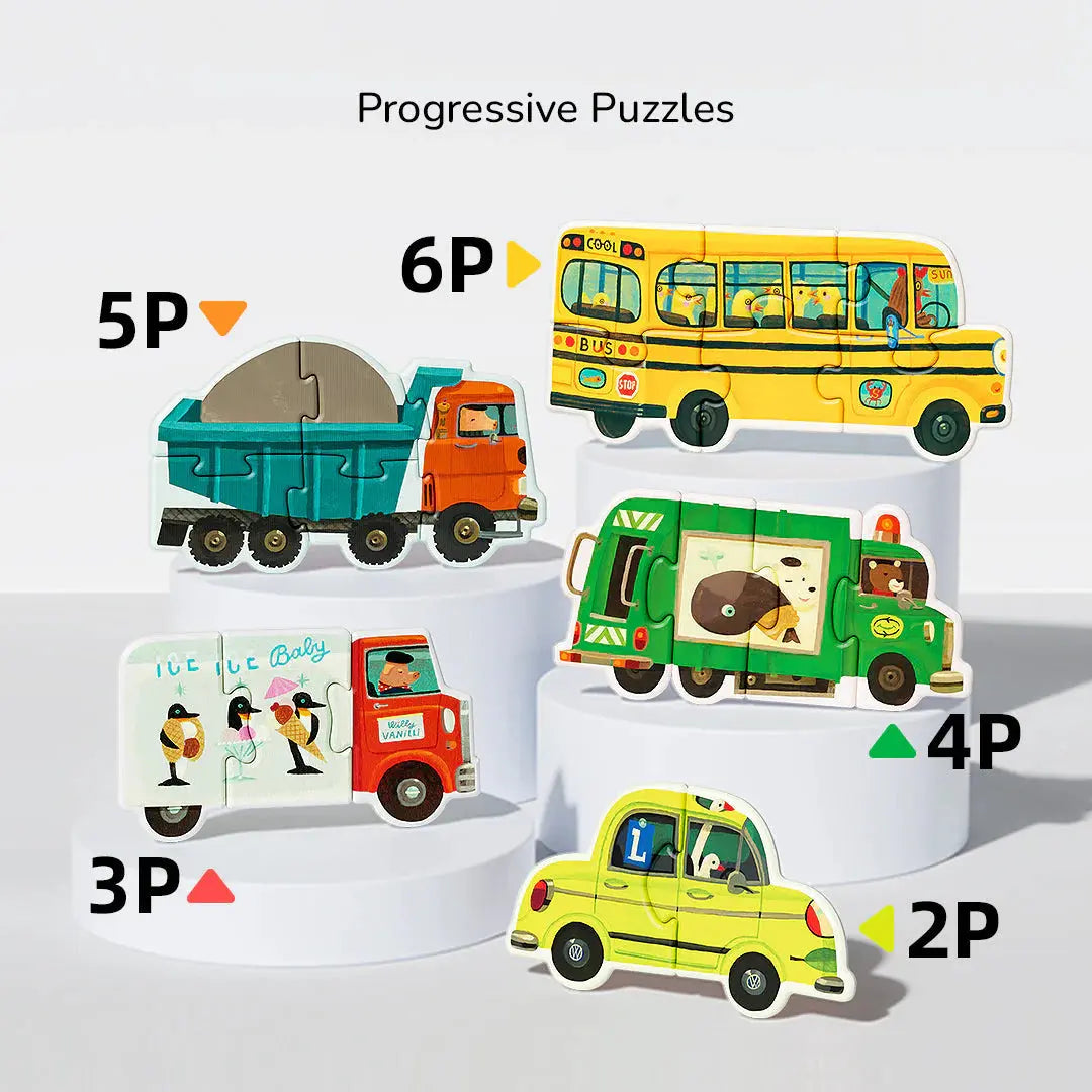 My First Artist Puzzle: Construction Vehicles Mideer