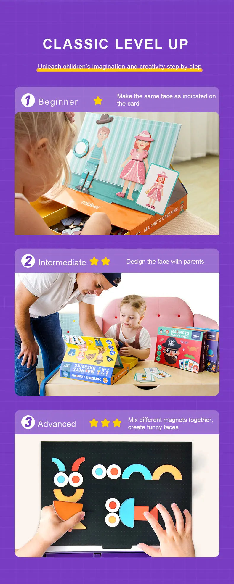 Magnetic Playset: Pattern Fun Mideer
