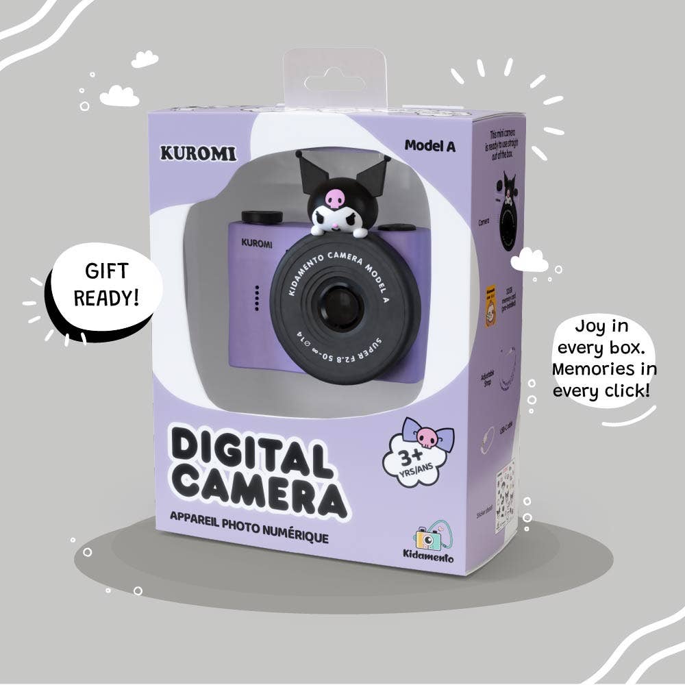 Sanrio Kuromi Mini Camera kiimento