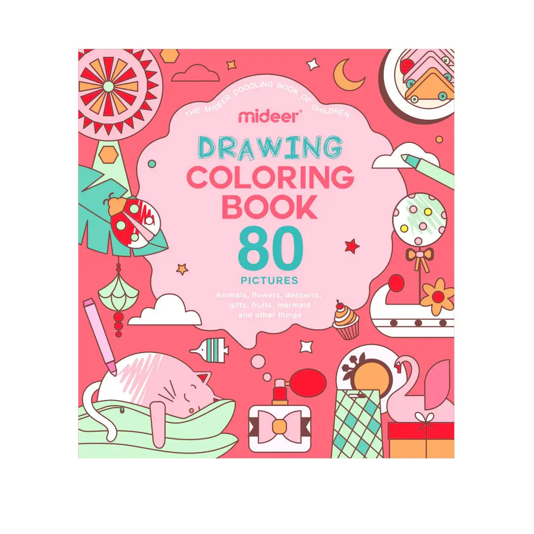Drawing Coloring Book Pink Mideer