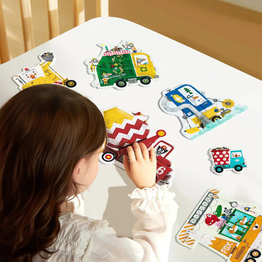 My First Artist Puzzle: Construction Vehicles Mideer