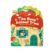 Reusable Jelly Sticker Set - The Busy Animal Town Mideer