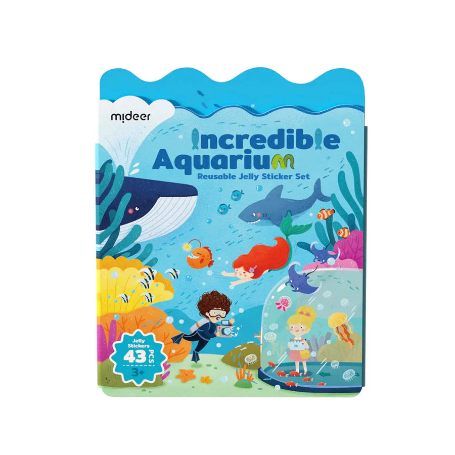 Reusable Jelly Sticker Set - Incredible Aquarium Mideer