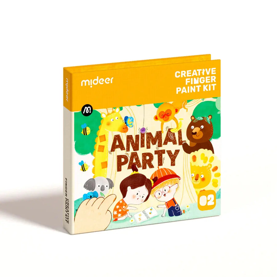 Creative Finger Paint Kit: Animal Party Mideer