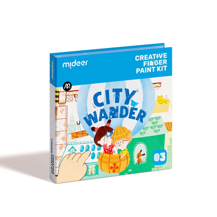 Creative Finger Paint Kit: City Wander Mideer