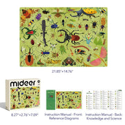 Let's Learn Puzzle: Insect World 126P Mideer