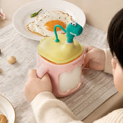 T-Rex Glass Milk Cup 250ml Bc Babycare