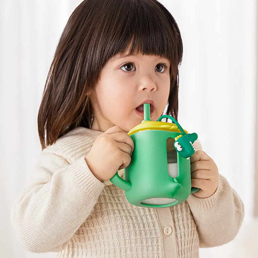 T-Rex Glass Milk Cup 250ml Bc Babycare