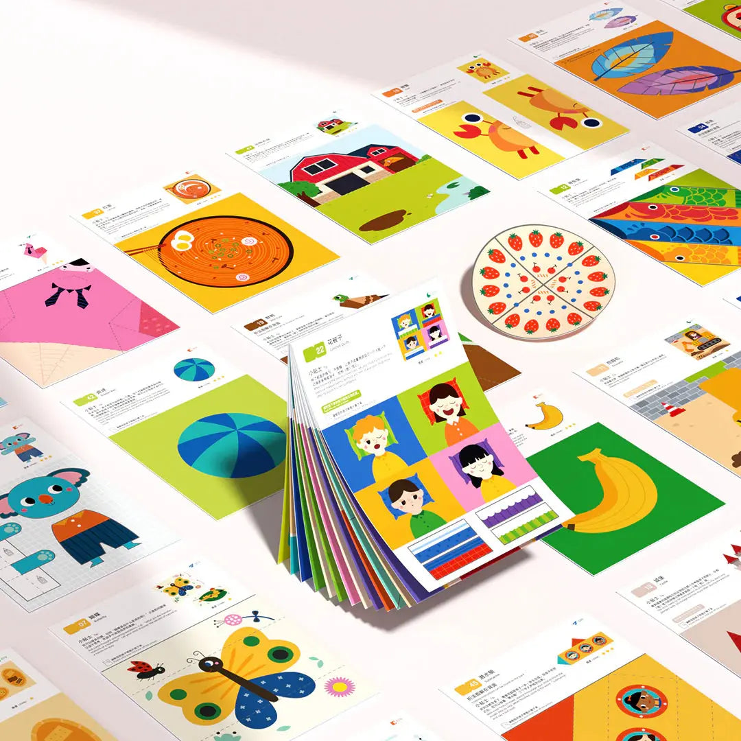 Brain Game Book: Let's Cut Paper Level 1 Mideer