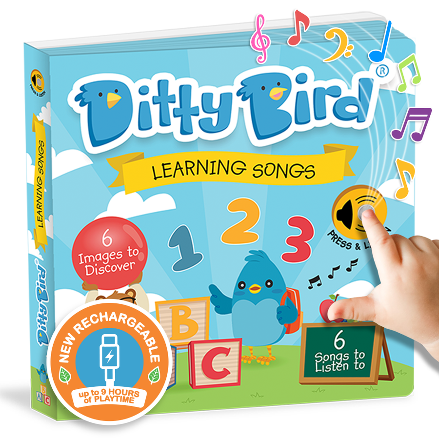 Ditty Bird Baby Sound Book: ABC Learning BESTSELLER USB-C Ditty Bird