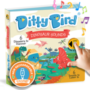 Ditty Bird Sound Book Dino Lovers: Dinosaur sounds - USB-C by Ditty Bird