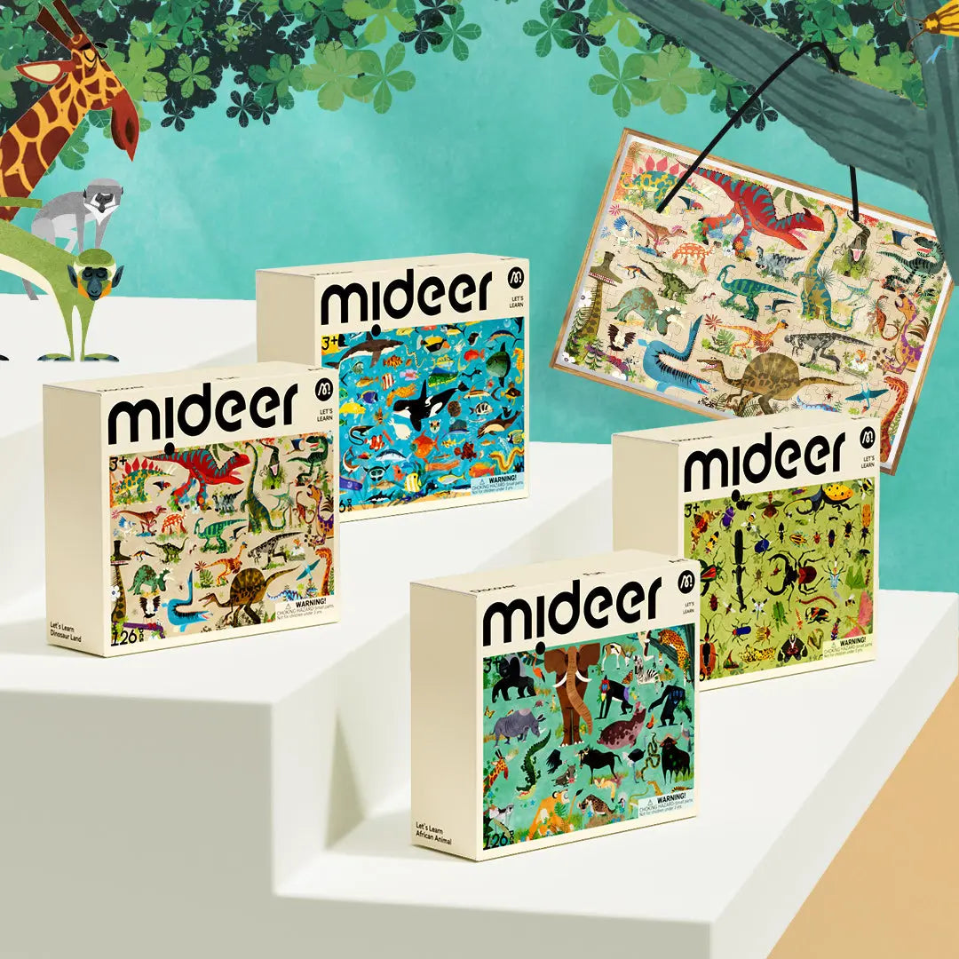 Let's Learn Puzzle: Insect World 126P Mideer