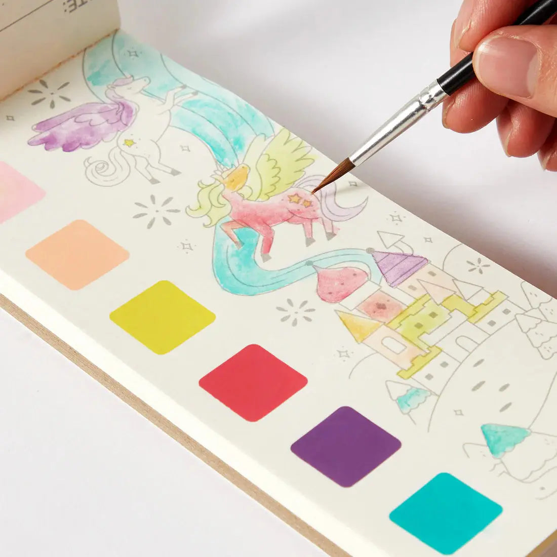 Mini Watercolor Painting Book Mideer