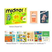Brain Game Book: Let's Stick Level 1 Mideer