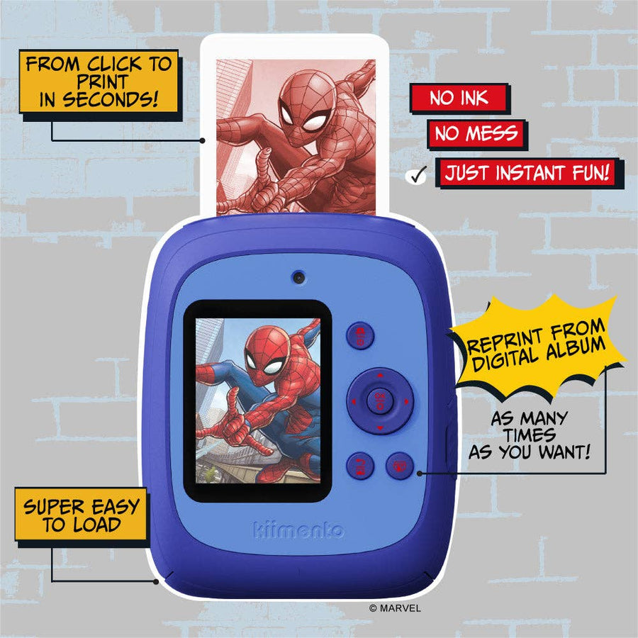 Marvel Spider-Man Print Pro Camera kiimento