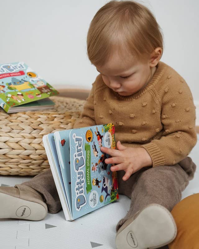 Ditty Bird Book:Animal songs - Baby Shark- BESTSELLER- USB-C Ditty Bird