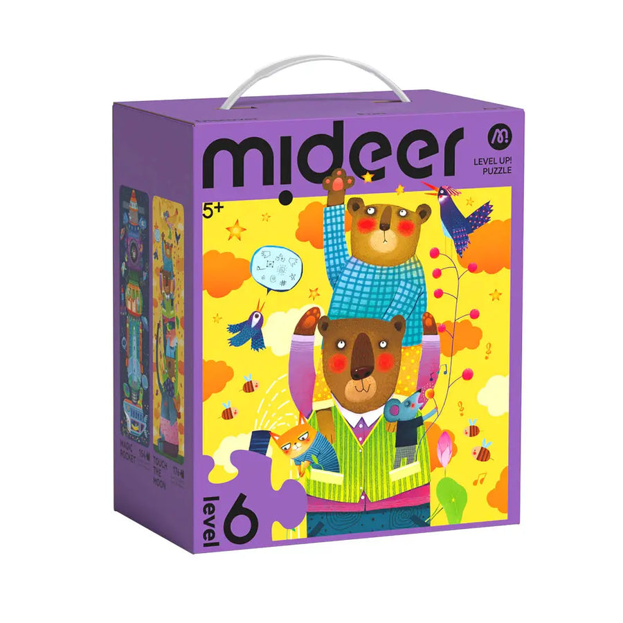 Level Up Puzzles - Level 6 World Imagination Mideer