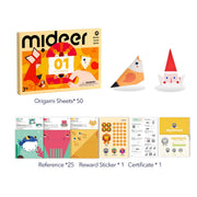 Brain Game Book: Let's Origami Level 1 Mideer