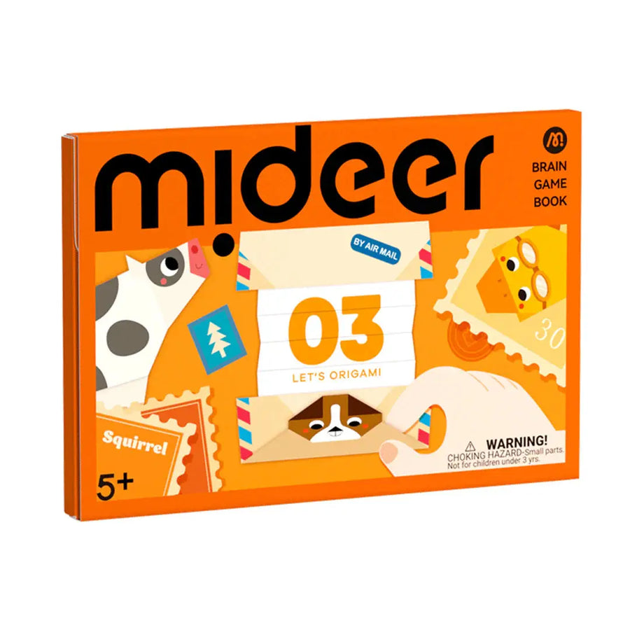 Brain Game Book: Let's Origami Level 3 Mideer