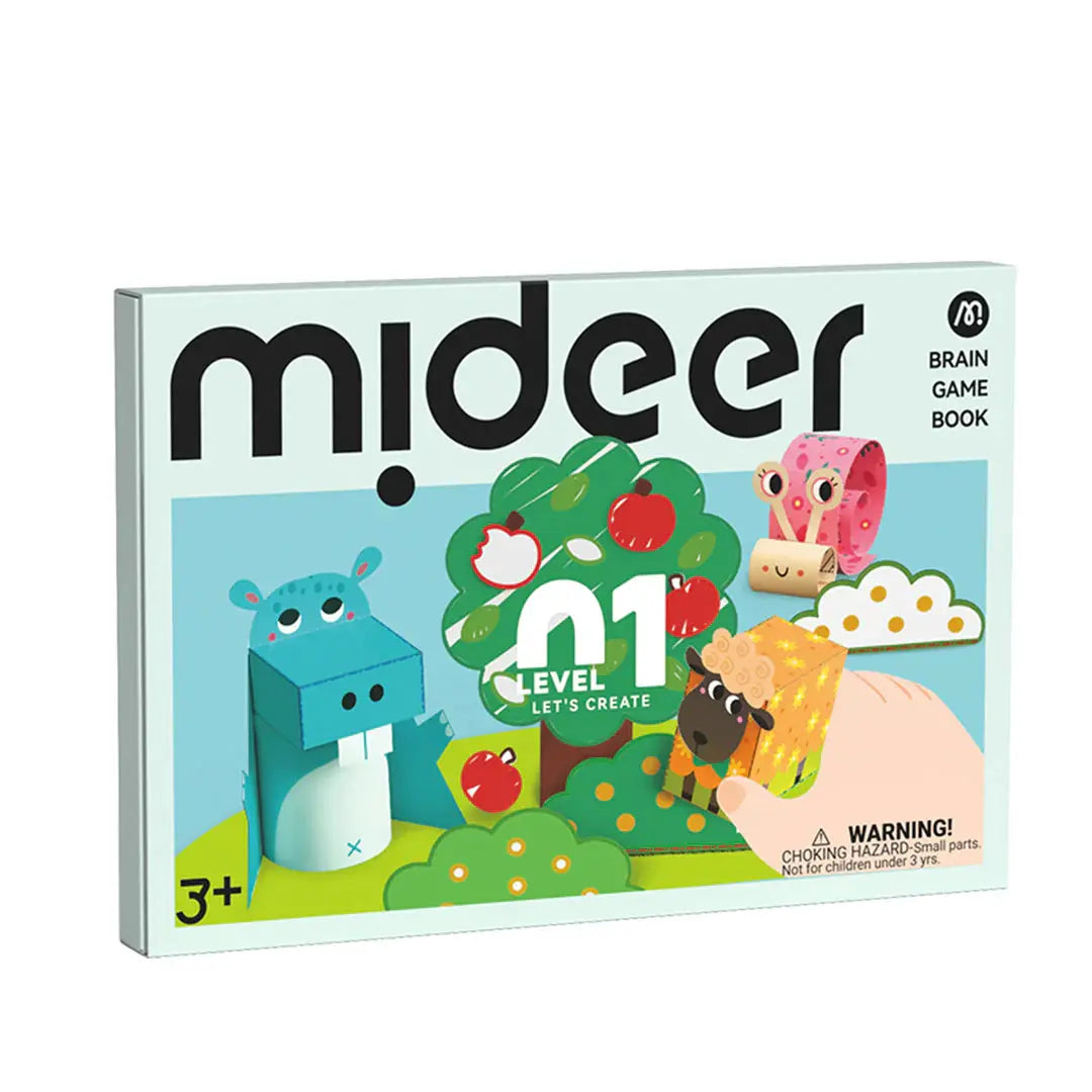 Brain Game Book: Let's Create Level 1 Mideer