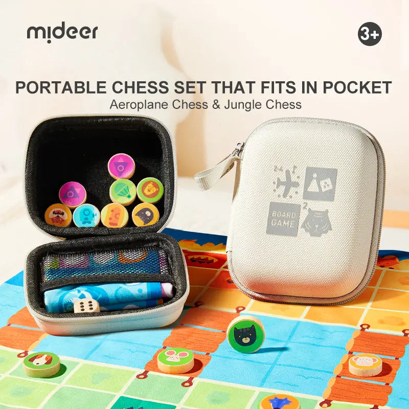 2-in-1 Travel Board Game Set Mideer