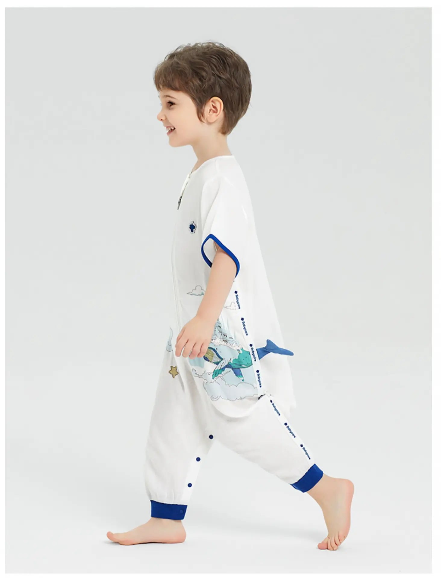 Temperature Regulating Bamboo Short-Sleeve Sleep Bag 0.6 TOG Bc Babycare