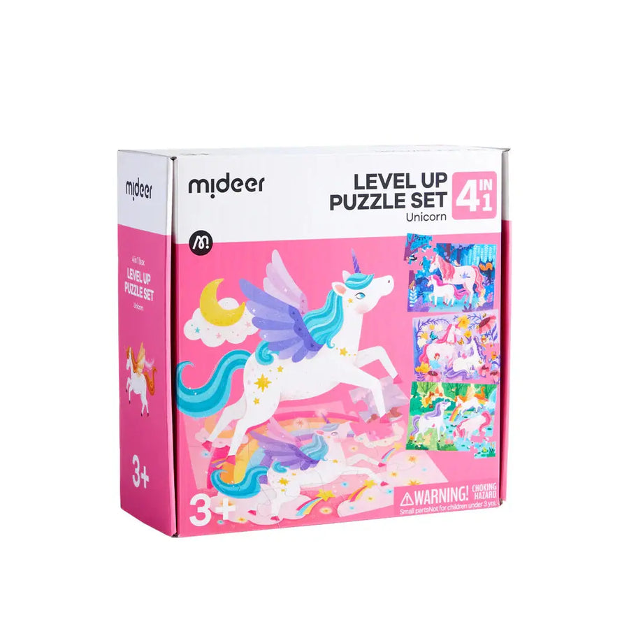 Level Up 4-in-1 Puzzle Set - Unicon Mideer