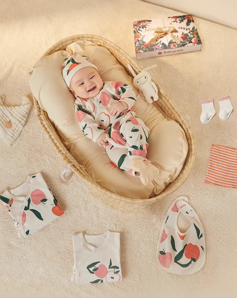 Newborn Rompers Gift Box 10 pcs - Apple (0m+) Bc Babycare