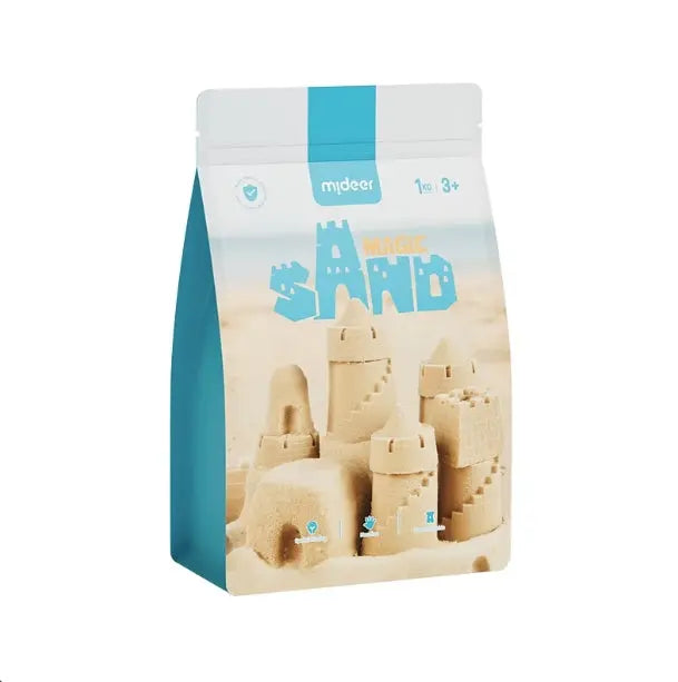 Magic Sand Play Set (2 Kg With 25 Accessories) Mideer