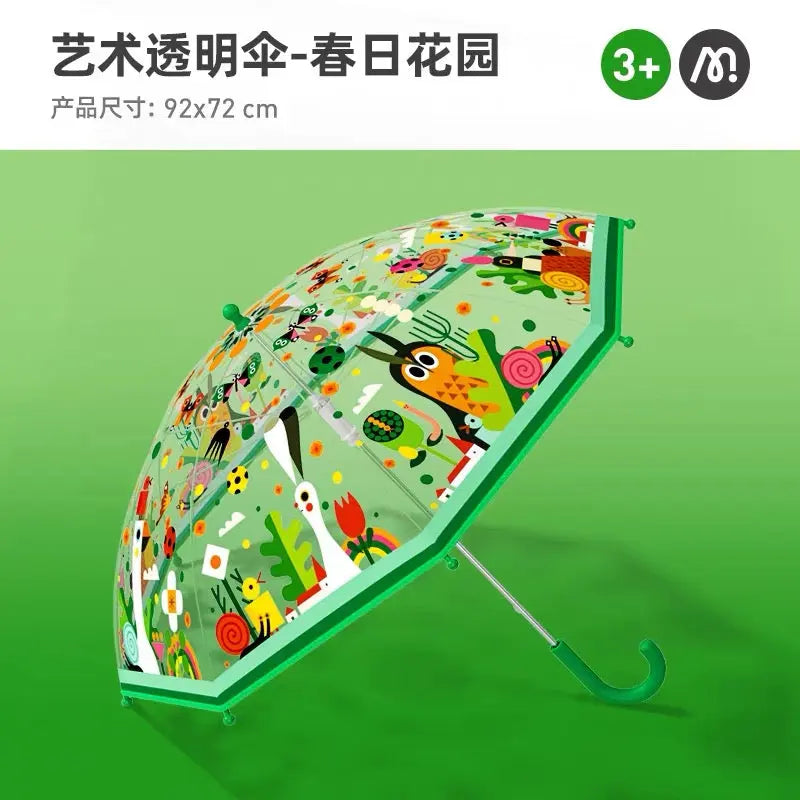 Kids’ Clear Umbrella Mideer