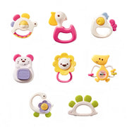 Baby Rattles & Teethers 8pcs (0m+) Bc Babycare