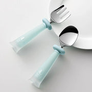 Stainless Steel Spoon & Fork Set 2pcs Bc Babycare