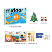 Brain Game Book: Let's Cut Paper Level 1 Mideer