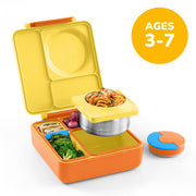 OmieBox Insulated Bento Lunch Box with Thermos – 8.5 oz in Sunshine