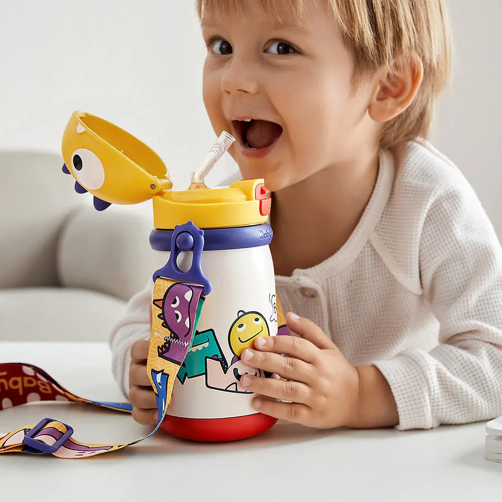 Dino Thermo Straw Sippy Cup 300ml Bc Babycare