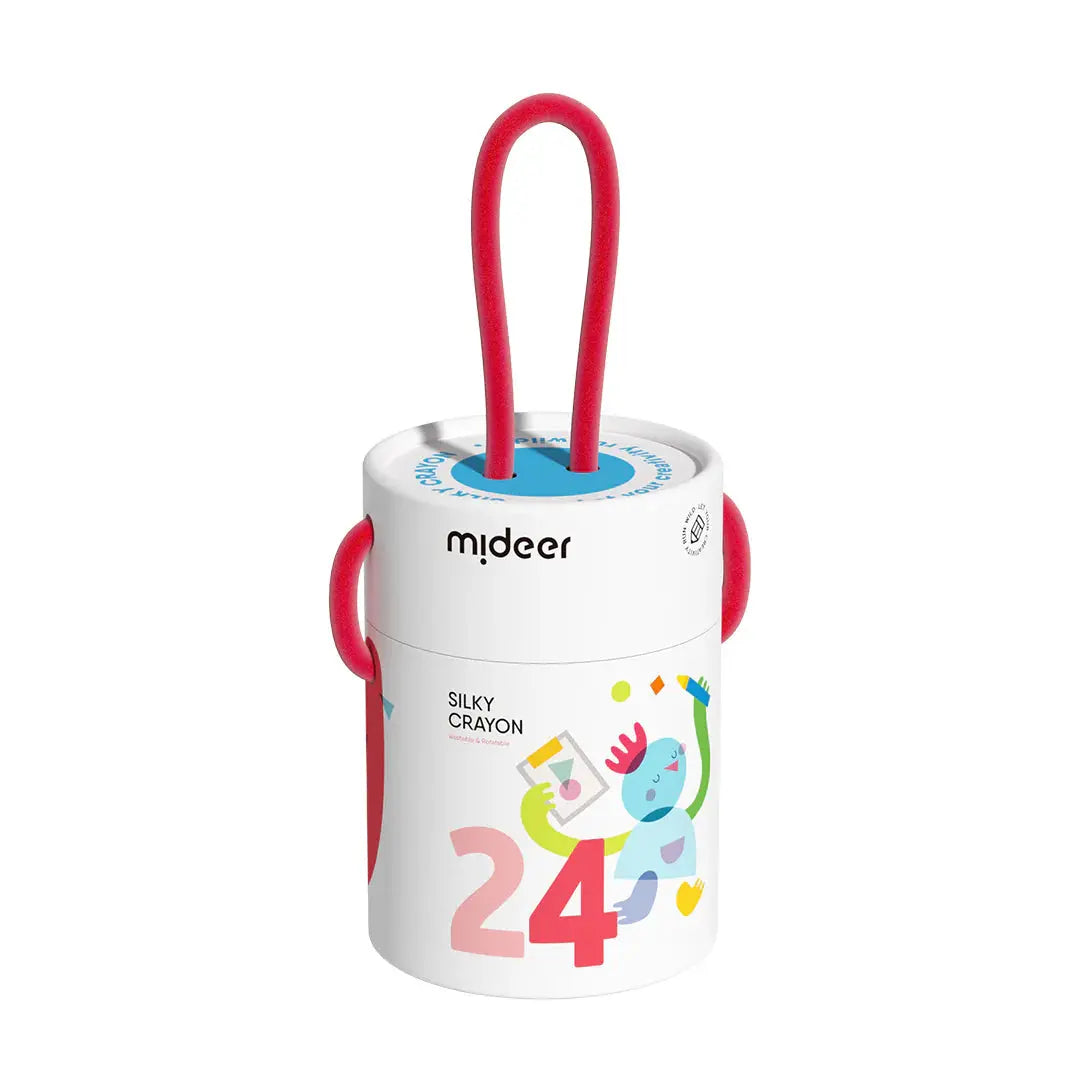 Silky Crayon 24 Colors Mideer