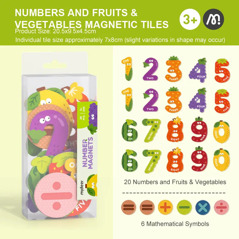 Mideer Magnets For Children - Numbers Mideer