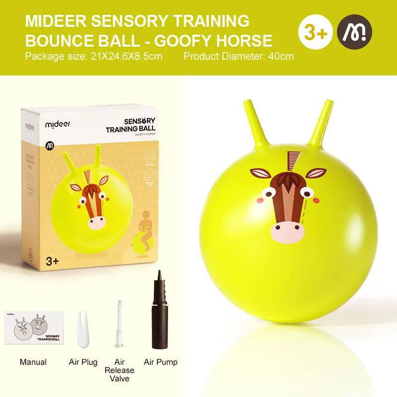 Sensory Training Bounce Ball: Goofy Horse Mideer