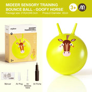 Sensory Training Bounce Ball: Goofy Horse Mideer