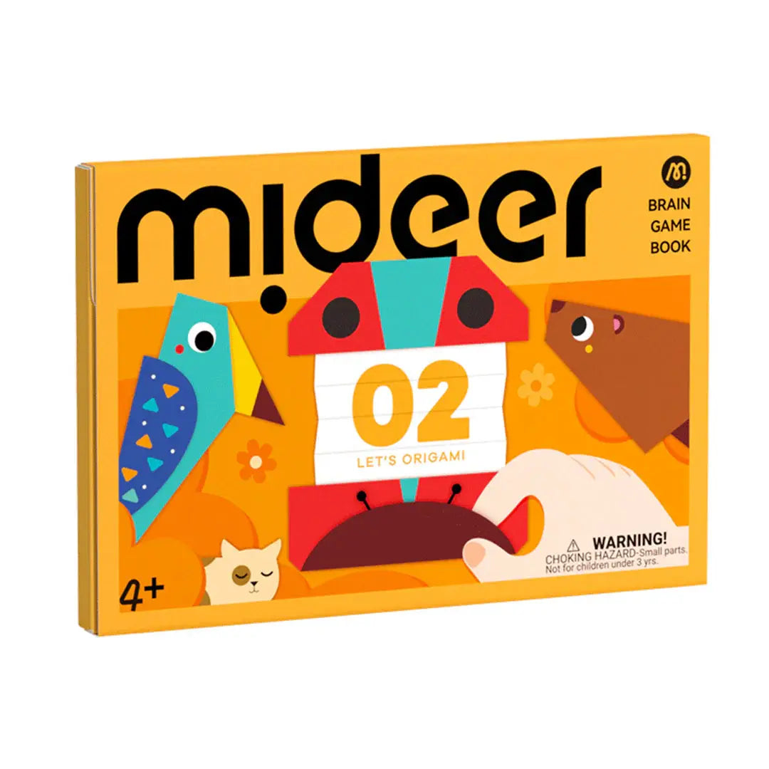 Brain Game Book: Let's Origami Level 2 Mideer