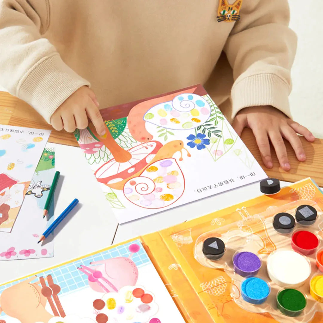 Creative Finger Paint Kit: Animal Party Mideer