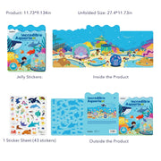 Reusable Jelly Sticker Set - Incredible Aquarium Mideer