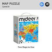 Level Up Puzzles - Level 9 Map of World and China Mideer
