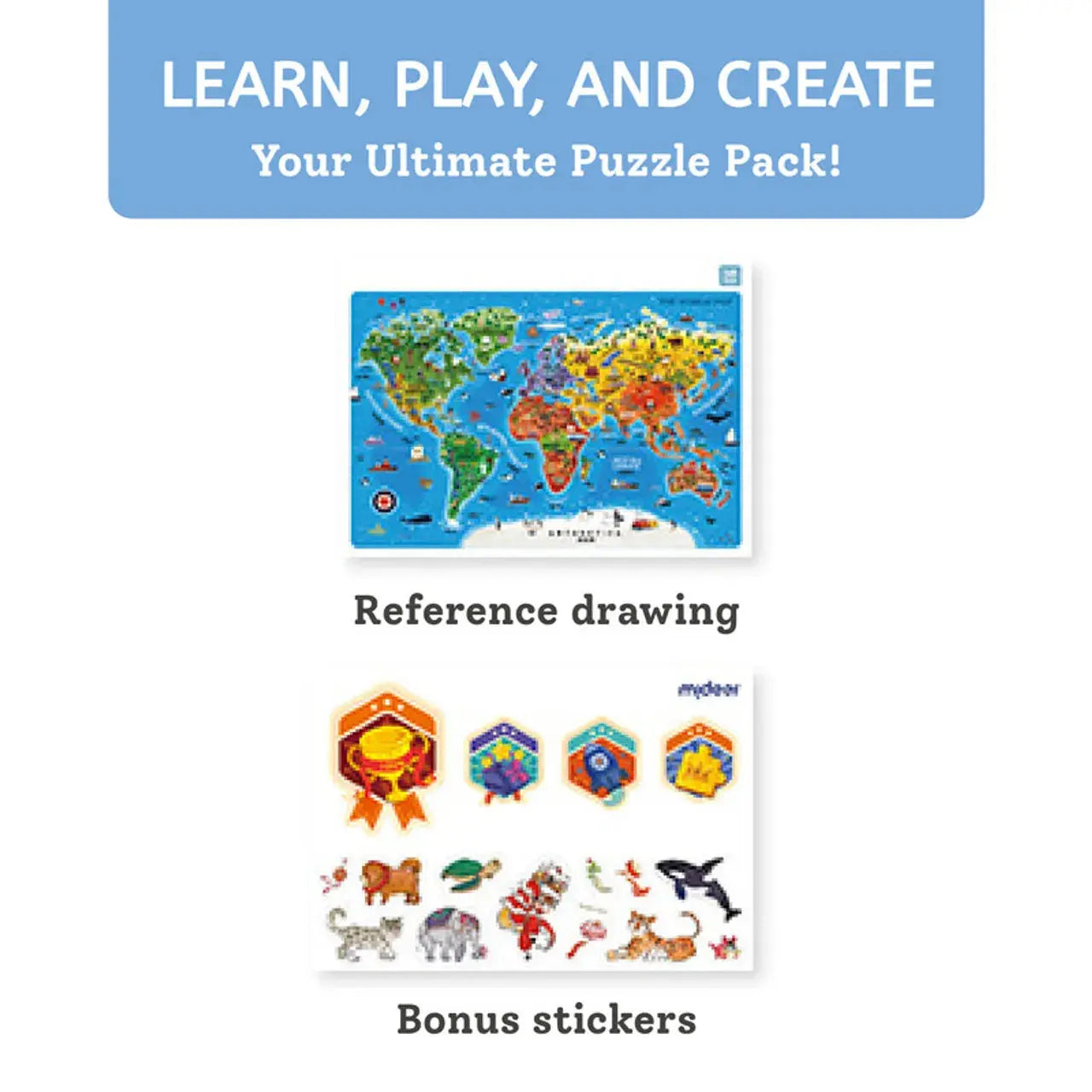 Level Up Puzzles - Level 9 Map of World and China Mideer
