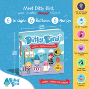 Fireman, Astronaut | Ditty Bird When I Grow Up Songs USB-C Ditty Bird