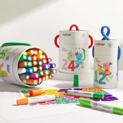 Silky Crayon 12 Colors Mideer