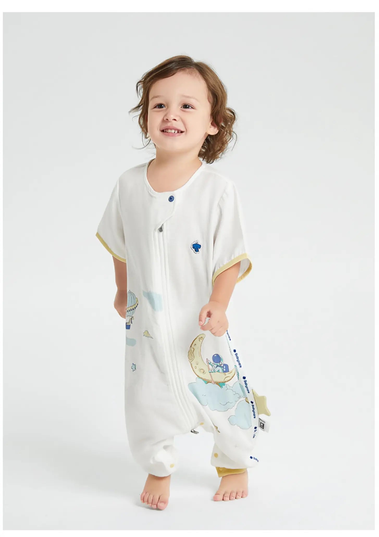 Temperature Regulating Bamboo Short-Sleeve Sleep Bag 0.6 TOG Bc Babycare