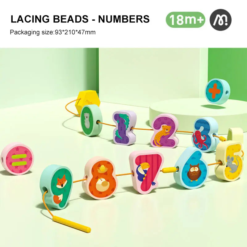 Lacing Beads: Math Mideer