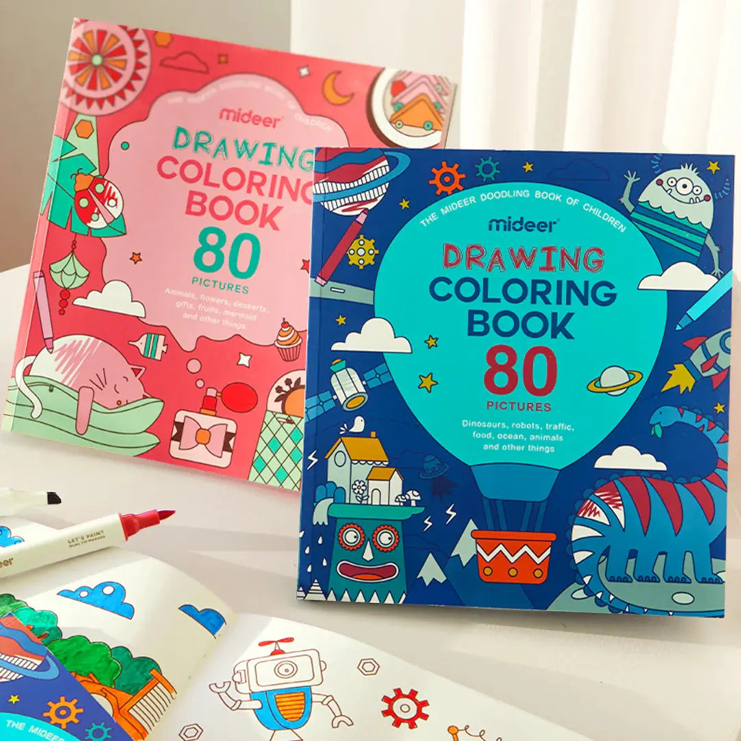 Drawing Coloring Book Pink Mideer